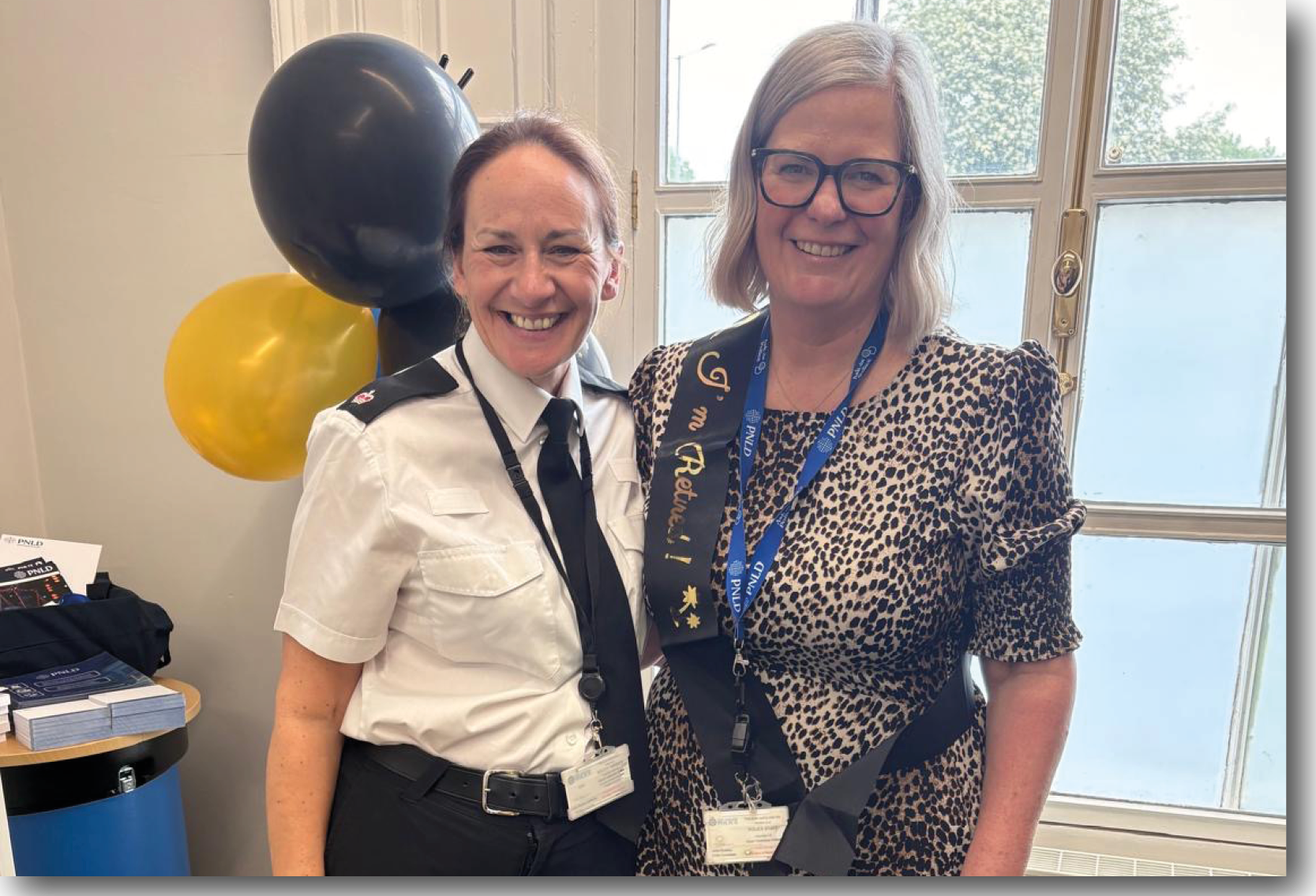 Marnie with Supt Sarah Fraser