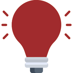 Lightbulb icon to illustrate a PNLD tip