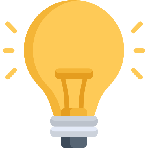 Lightbulb icon to illustrate a PNLD tip