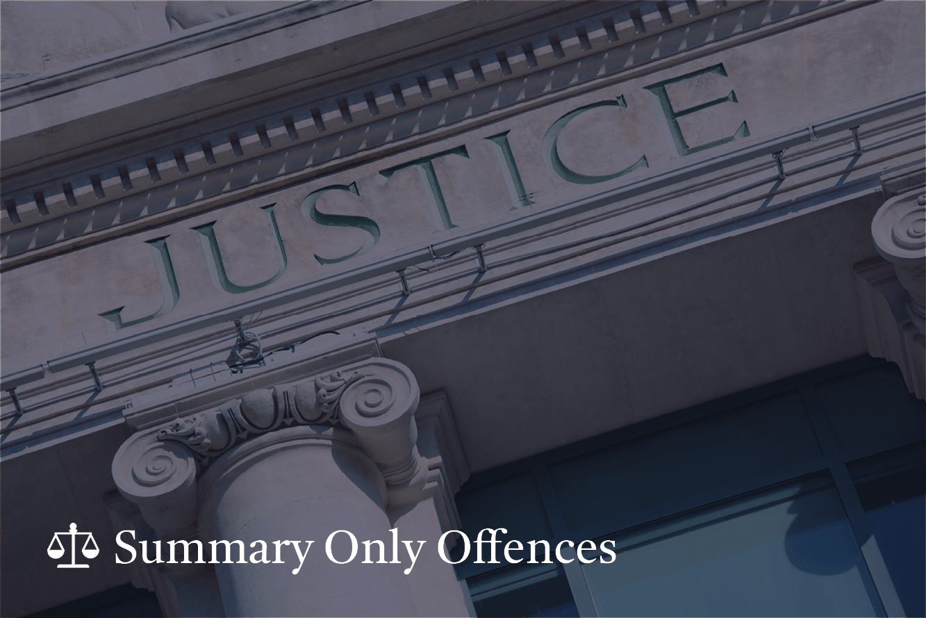Summary Only Offences